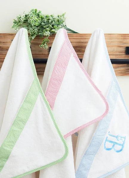 Seersucker Hooded Towel (Miller Collection)