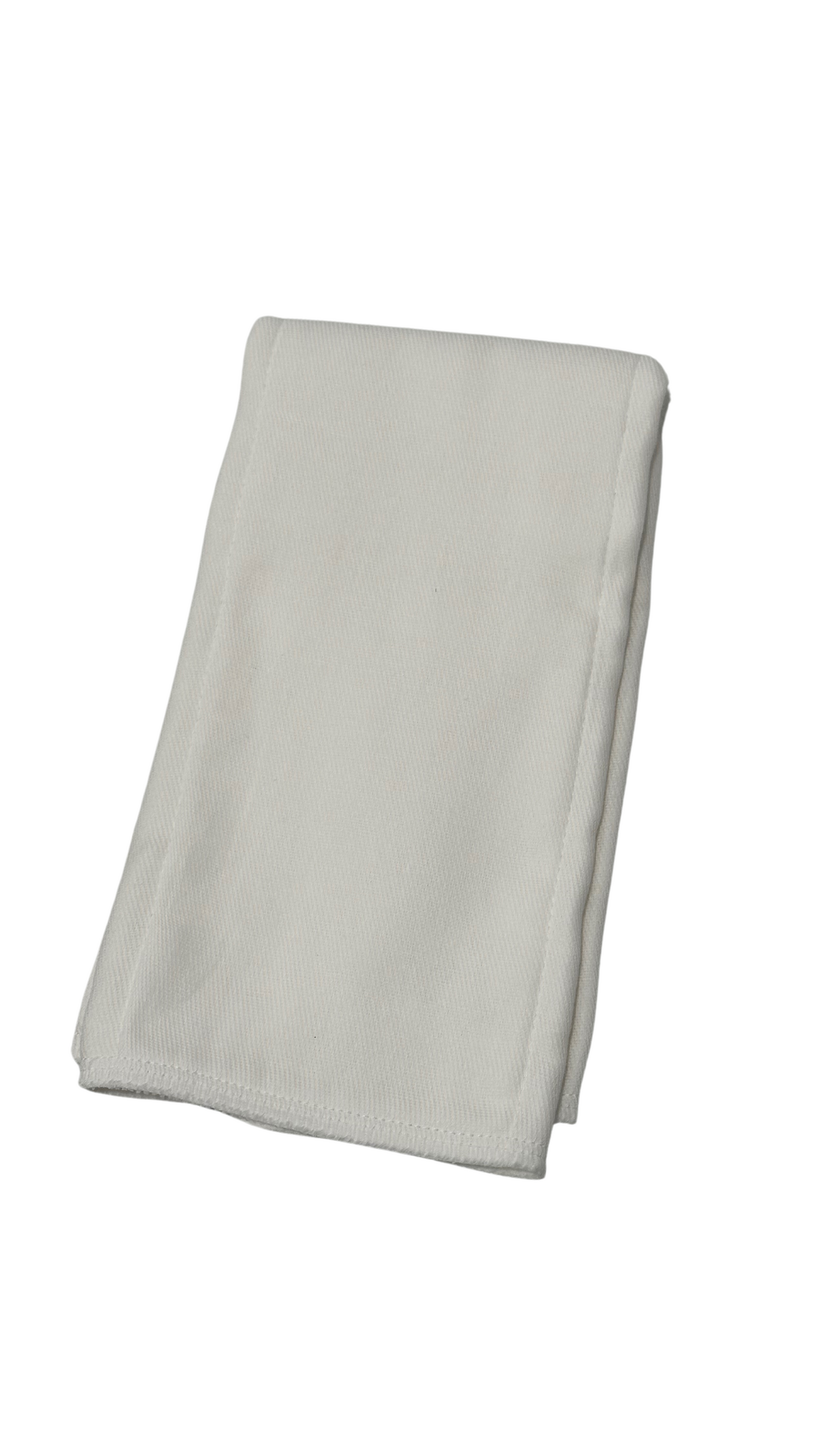 Custom Embroidered Basic White Burp Rag