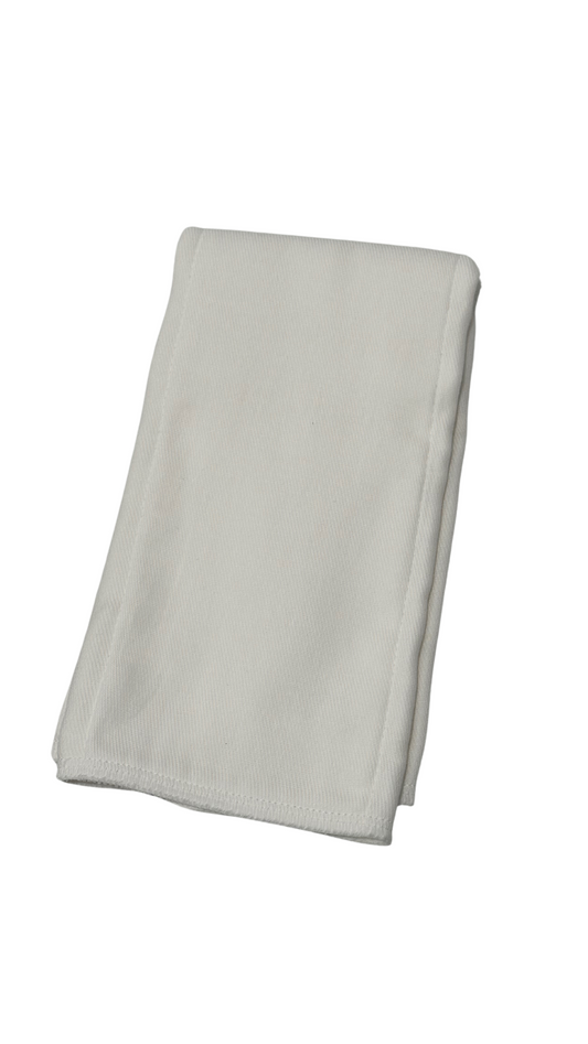 Custom Embroidered Basic White Burp Rag