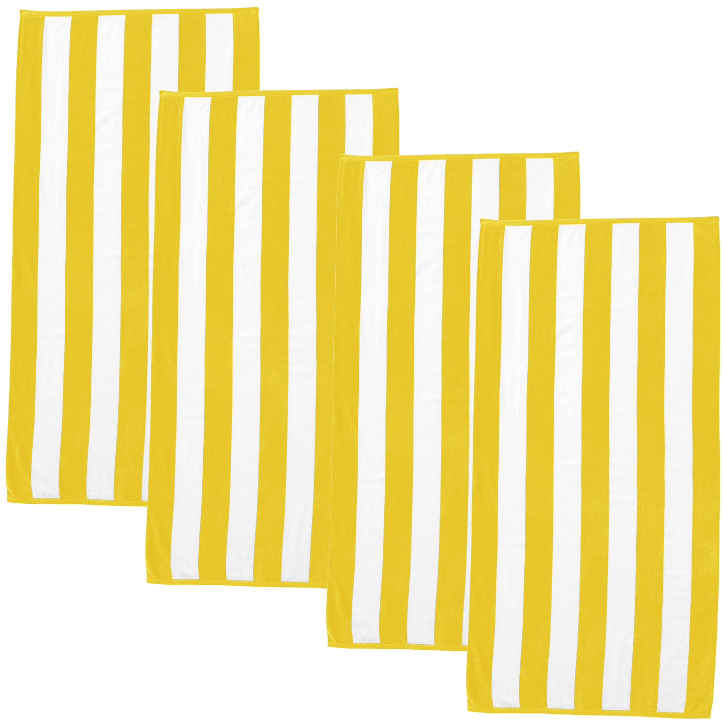 Striped Cotton Cabana Beach Towel - Bright Colors
