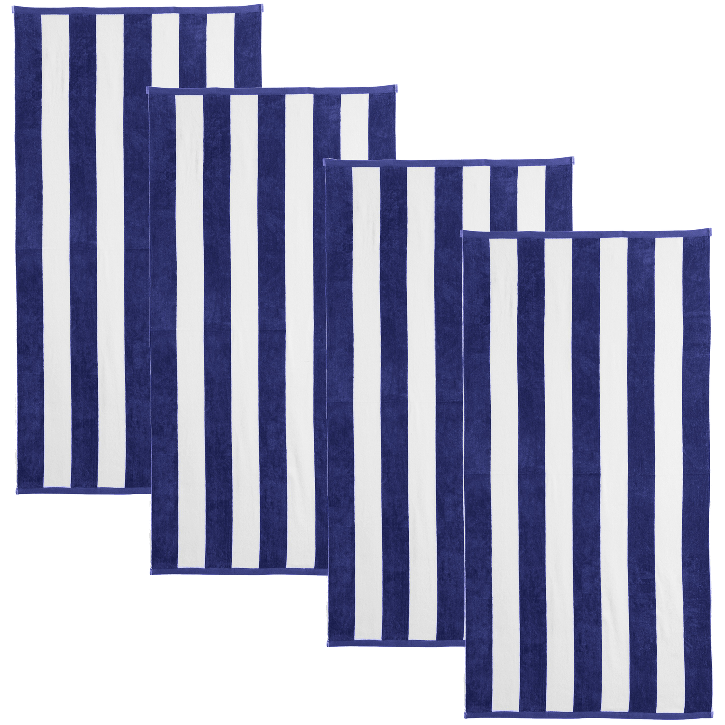 Striped Cotton Cabana Beach Towel - Bright Colors